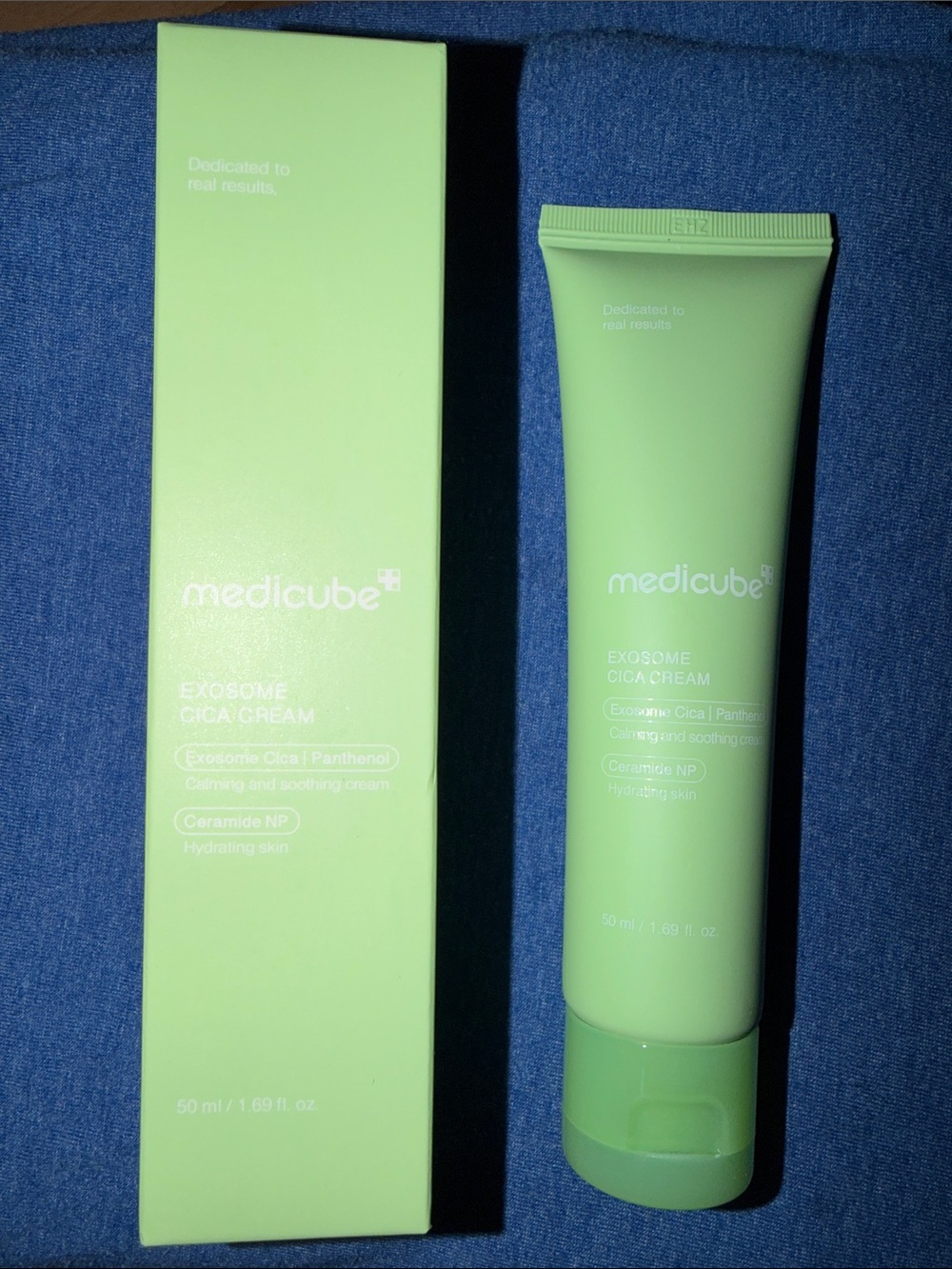 Medicube Exosome Cica Cream - Green Soothing Moisturizer